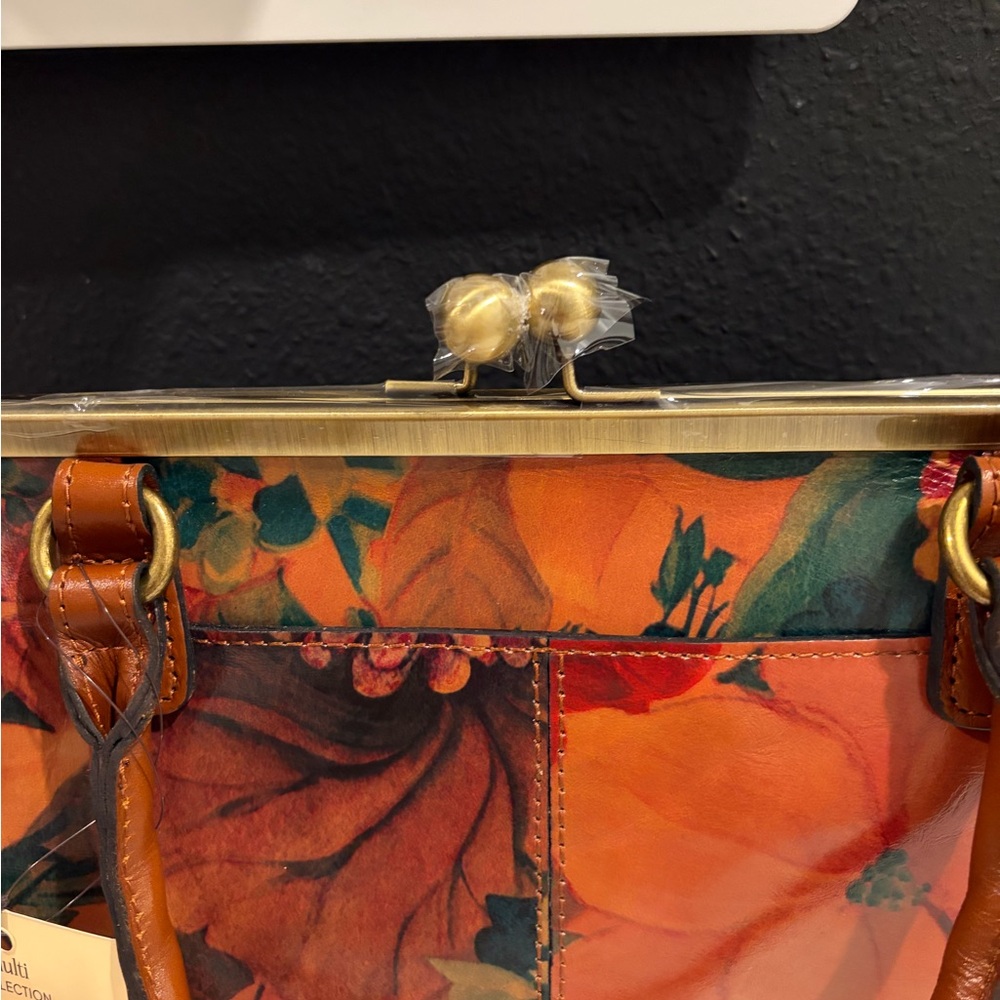 Patricia Nash Floral Robine Handbag Purse Dust Bag Shoulder Bag Crossbody NEW - Picture 4 of 9